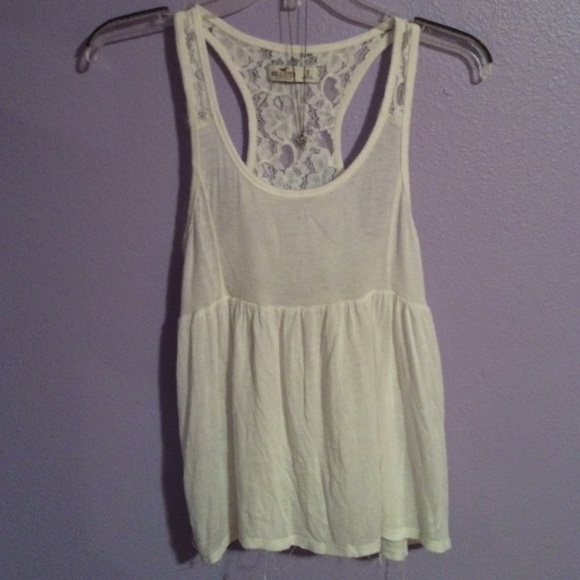 Hollister - White Tank Top