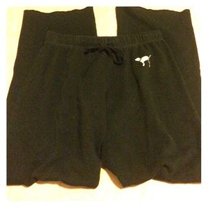 PINK black sweat Pants!