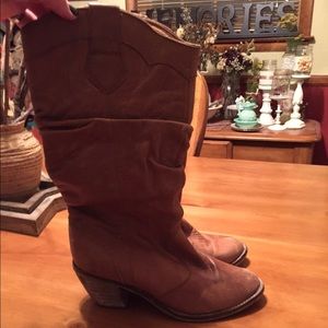 Steve Madden cowboy boots.