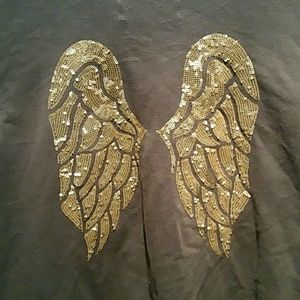 Victoria's Secret brown and bronze hoodie