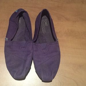 Purple Canvas Toms