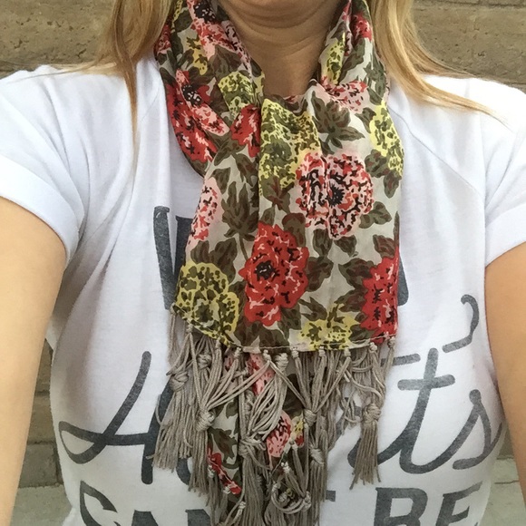 Floral scarf