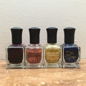 Deborah Lippmann Sparkle Nail Polish set of 4💅🏼