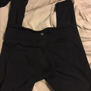 lululemon wonder under black leggings