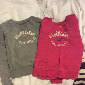 2 holister sweaters