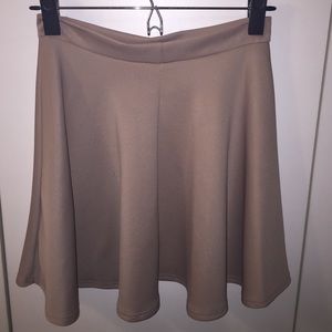 Love Culture Nude Skater Skirt