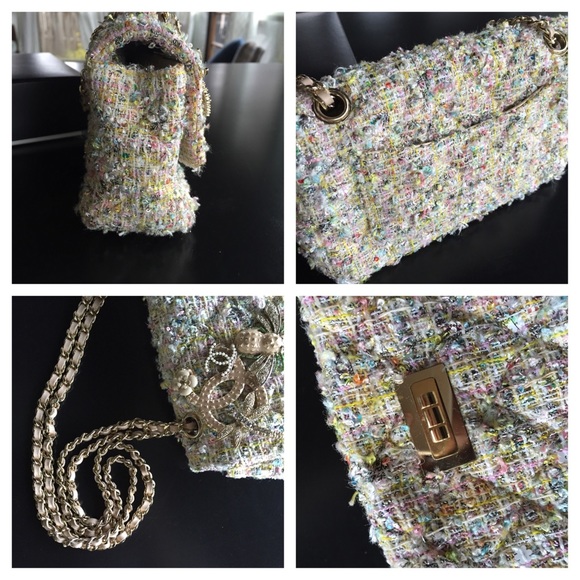 Sold! Chanel Garden Party LT Edition Tweed Handbag - Picture 3 of 4