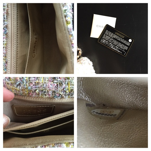 Sold! Chanel Garden Party LT Edition Tweed Handbag - Picture 4 of 4
