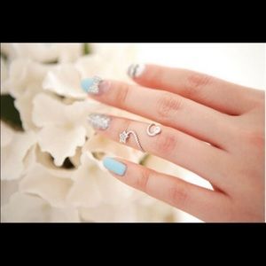 Beautiful stainless Steel wrap ring..