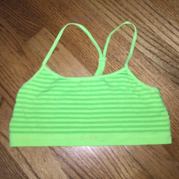 Thin sports bra