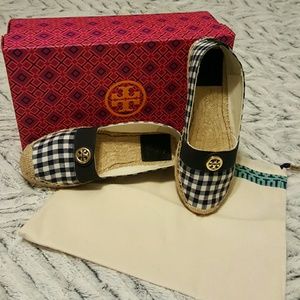 Tory Burch Beacher Gingham Espadrille