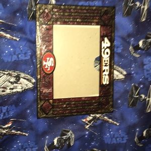 49ers picture frame