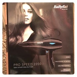 BaByliss pro speed 2200 Salon Smooth blow-dryer.
