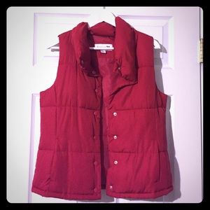 Forever 21 Red Puffy Vest
