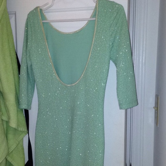 NASTY GAL mint body con dress - Picture 2 of 2