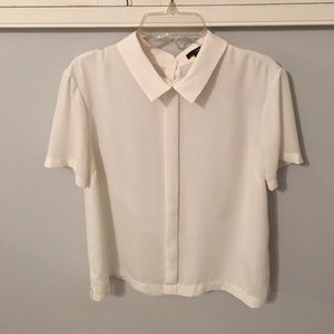 White Collared Shirt
