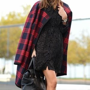 NWOT ZARA plaid coat