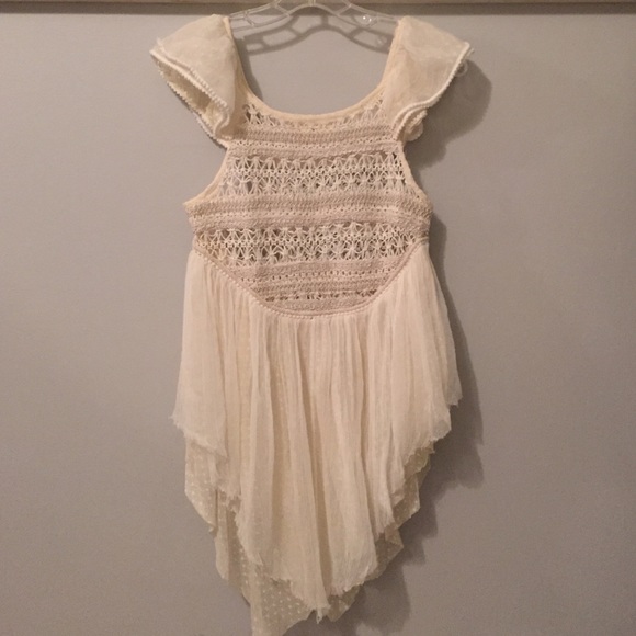Lace Fairy Dress with Crochet Bodice