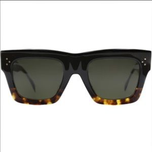 Celine black tortoise sunglasses