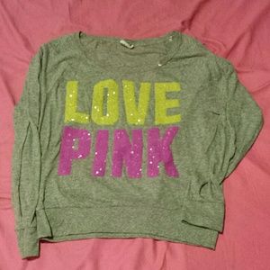 Sheer VS PINK sweater