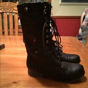 Madden Girl combat boot