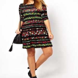 ASOS Floral Skater Dress