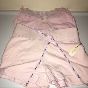 Victoria Secret Pink Cami & Shorts PJs Size S