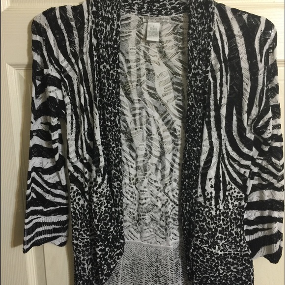 Alberto Makali animal print cardigan