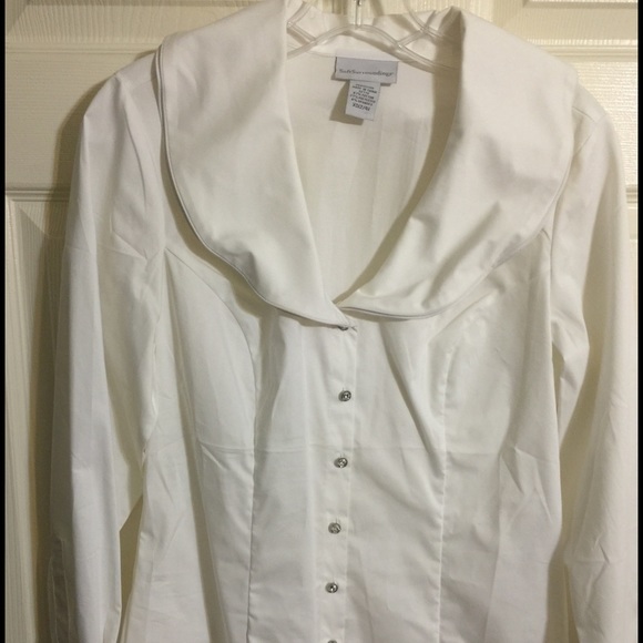 Soft Surroundings White Blouse