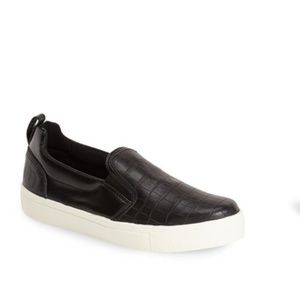 Black slip ons