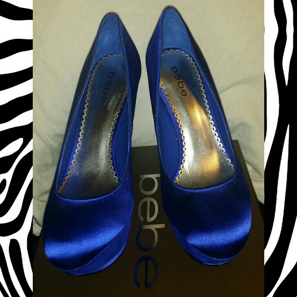 Bebe's Satin & Suede Tristan Pump - Picture 2 of 8