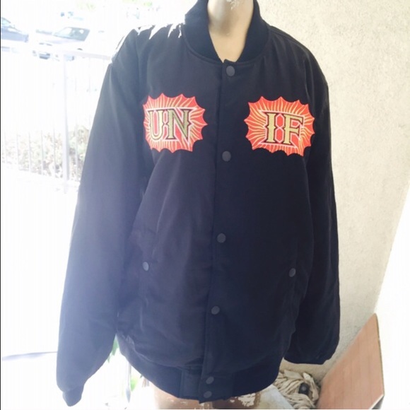 UNIF authentic praise the bored bomber jacket Sz S - Picture 3 of 3