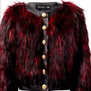 Balmain x HM Faux Fur Limited Edition! NEGOTIABLE!