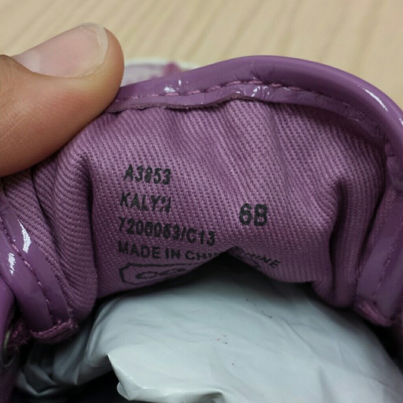 Coach Kalyn Purple Fashion Sneakers - Picture 3 of 4