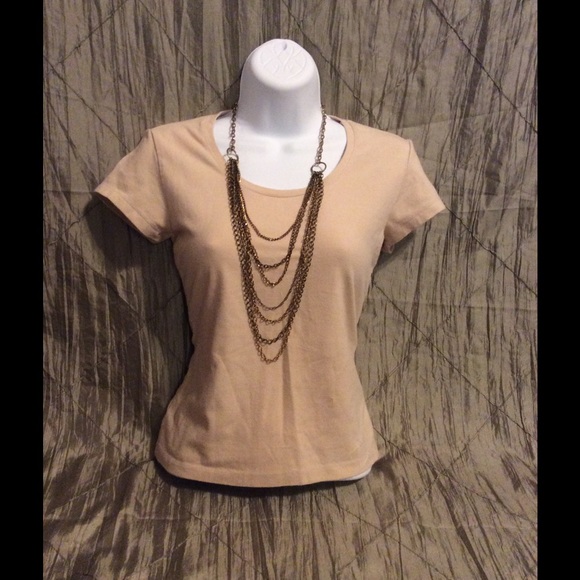 Nude Scoop Neck LIMITED Top - Medium