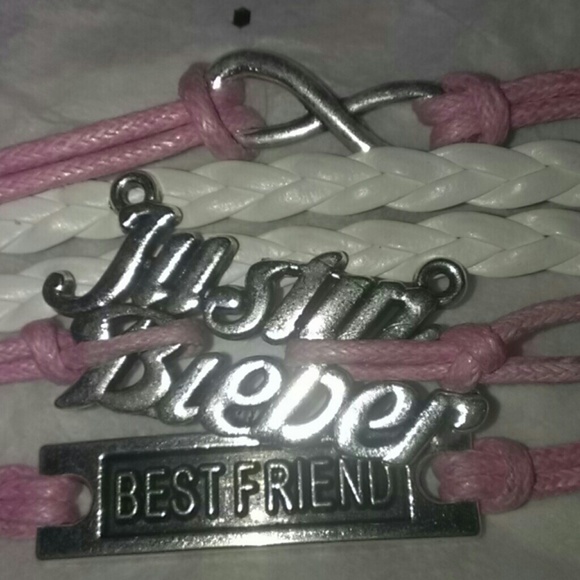 Justin Bieber leather cord bracelet