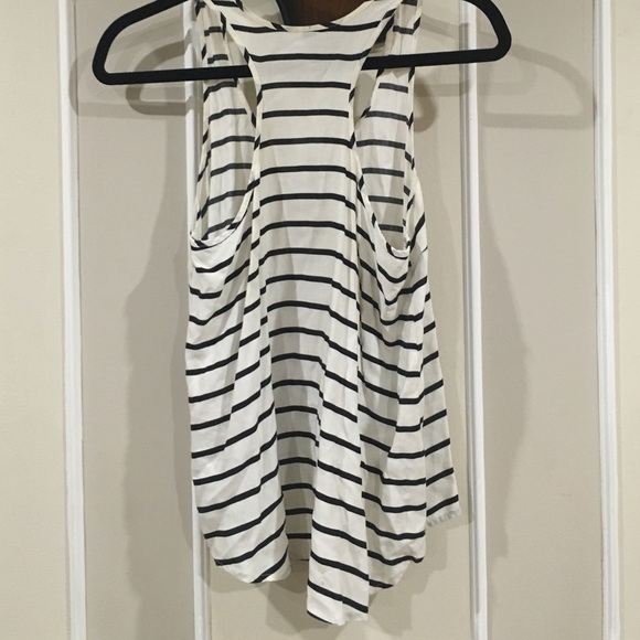 H&M divided high low stripped tank - Picture 3 of 4