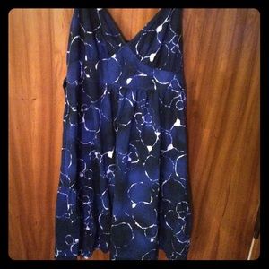 American Eagle Blue Spaghetti Strap Dress