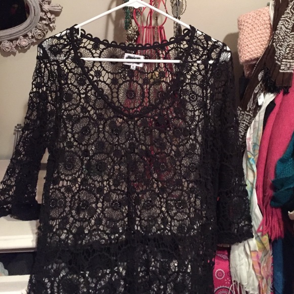 Brand new sexy black lace dress