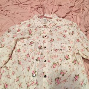 Forever 21 floral blouse