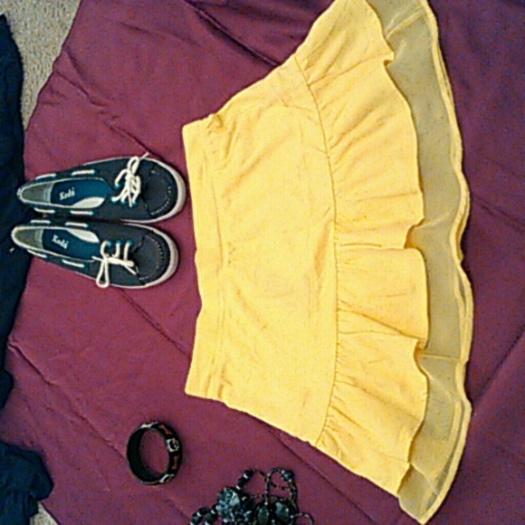 💙Yellow Skirt, so cute - Picture 3 of 4