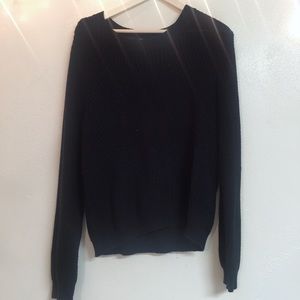 H&M loose fit navy sweater worn once
