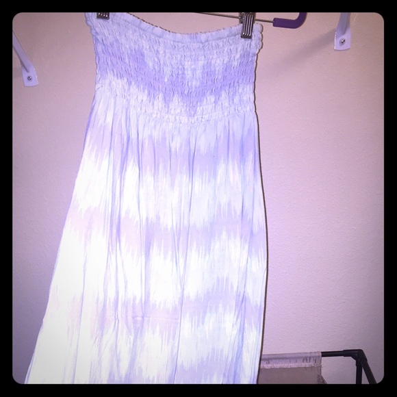 Strapless sundress