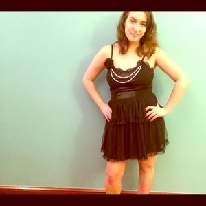 Forever 21 black flapper dress