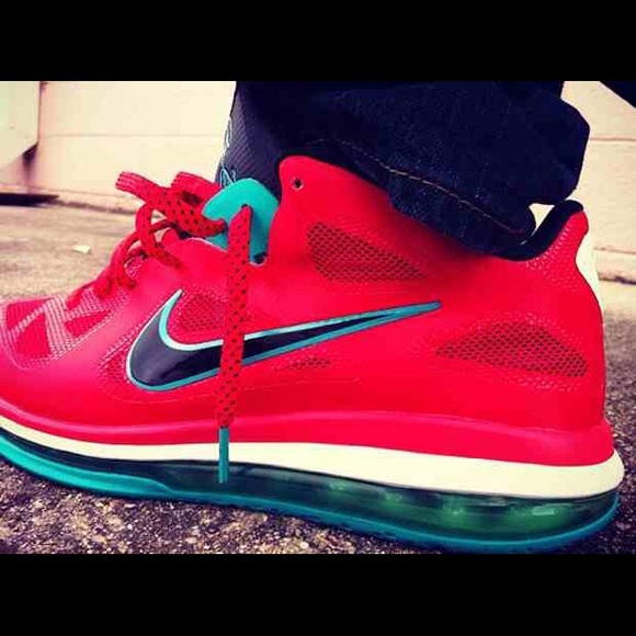 Lebron Aqua 8s low - Picture 1 of 2