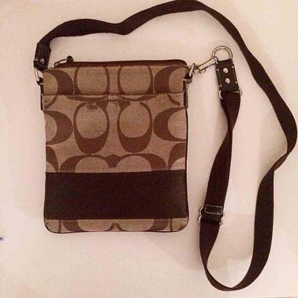 Coach Crossbody bag khaki brown