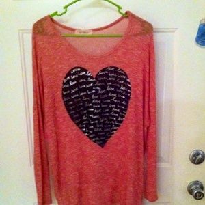 Boutique long sleeve shirt