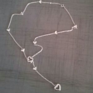 Tiffany & Co Double Heart Lariat Necklace