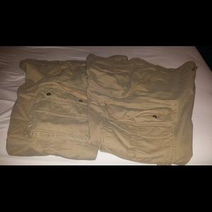 Men's cargo khakis $10 for 2 pair!!