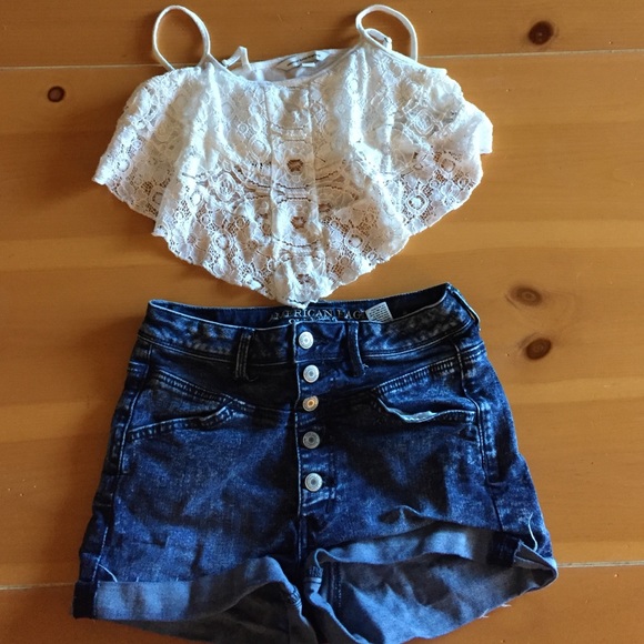 High Waisted American Eagle Outfitters Shorts